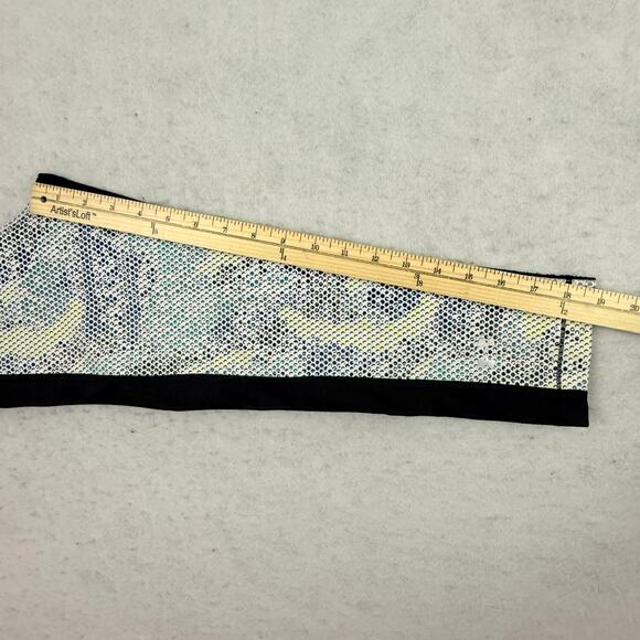 Under Armour HeatGear Compression Leggings Women’s SM Mesh Panel Print - Picture 8 of 13